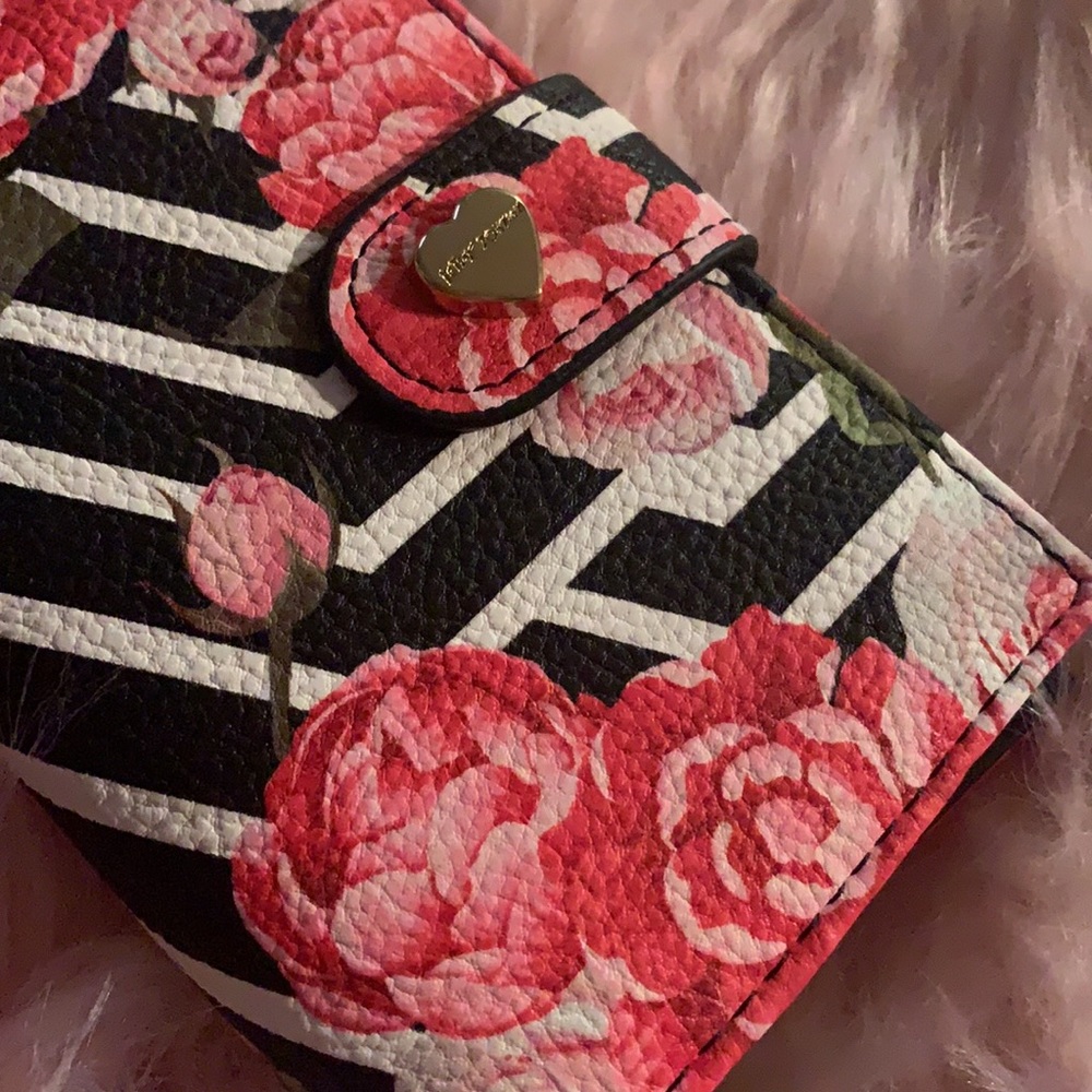 Betsey Johnson Floral Card Case